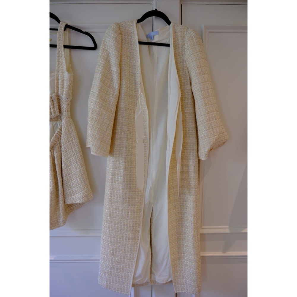 Hill House Home Tweed Pattern Coat Sz Small